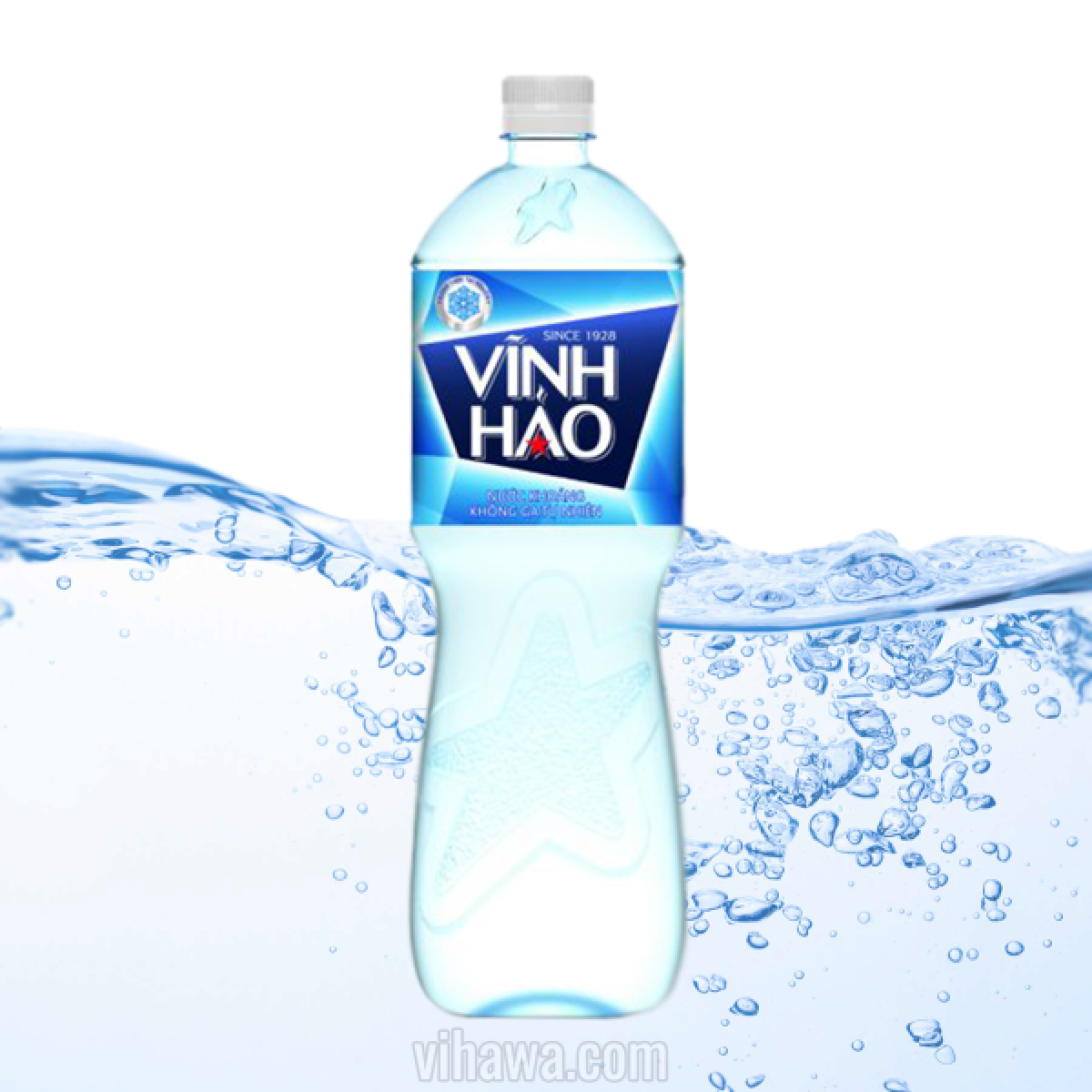 Nước khoáng Vĩnh Hảo 1.5L (Thùng 12 chai)