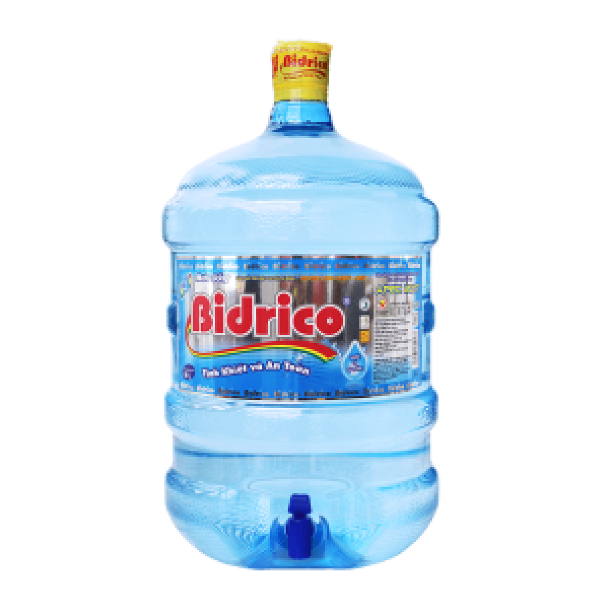 Nước tinh khiết Bidrico 19 lít (Bình Vòi)