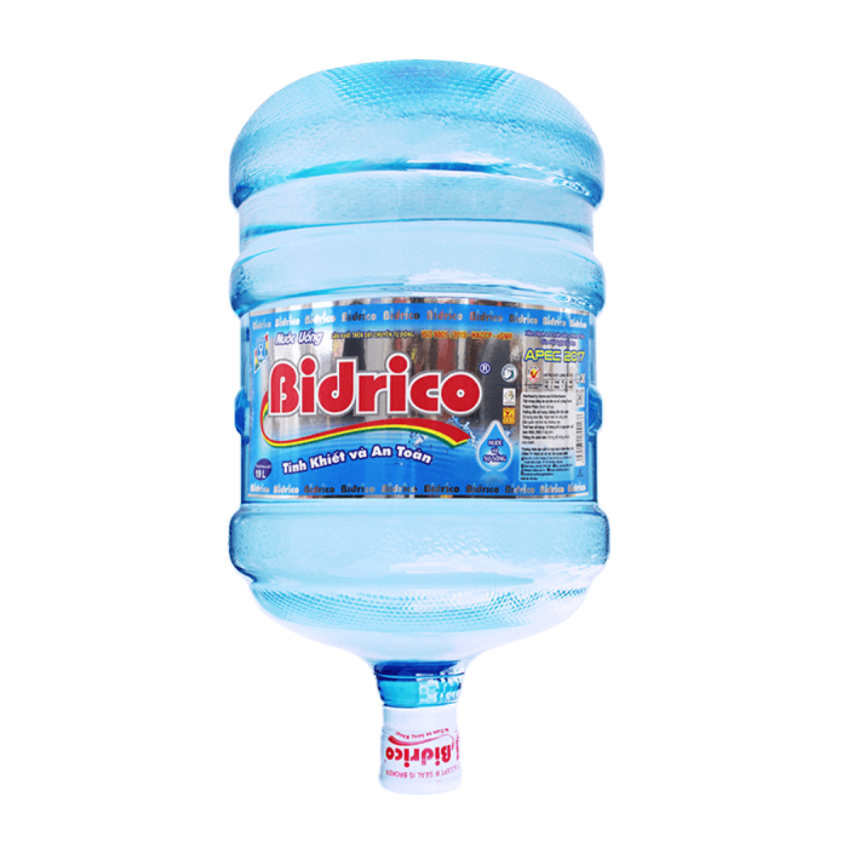 Nước tinh khiết Bidrico 19 lít (Bình úp)