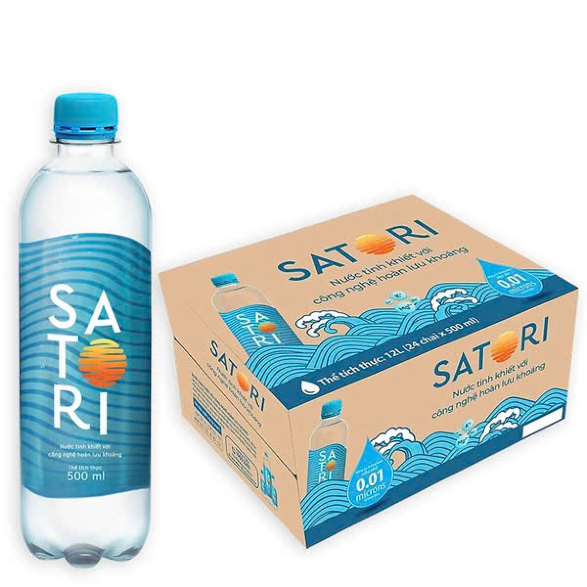 Nước Satori 500ml (Thùng 24 chai)
