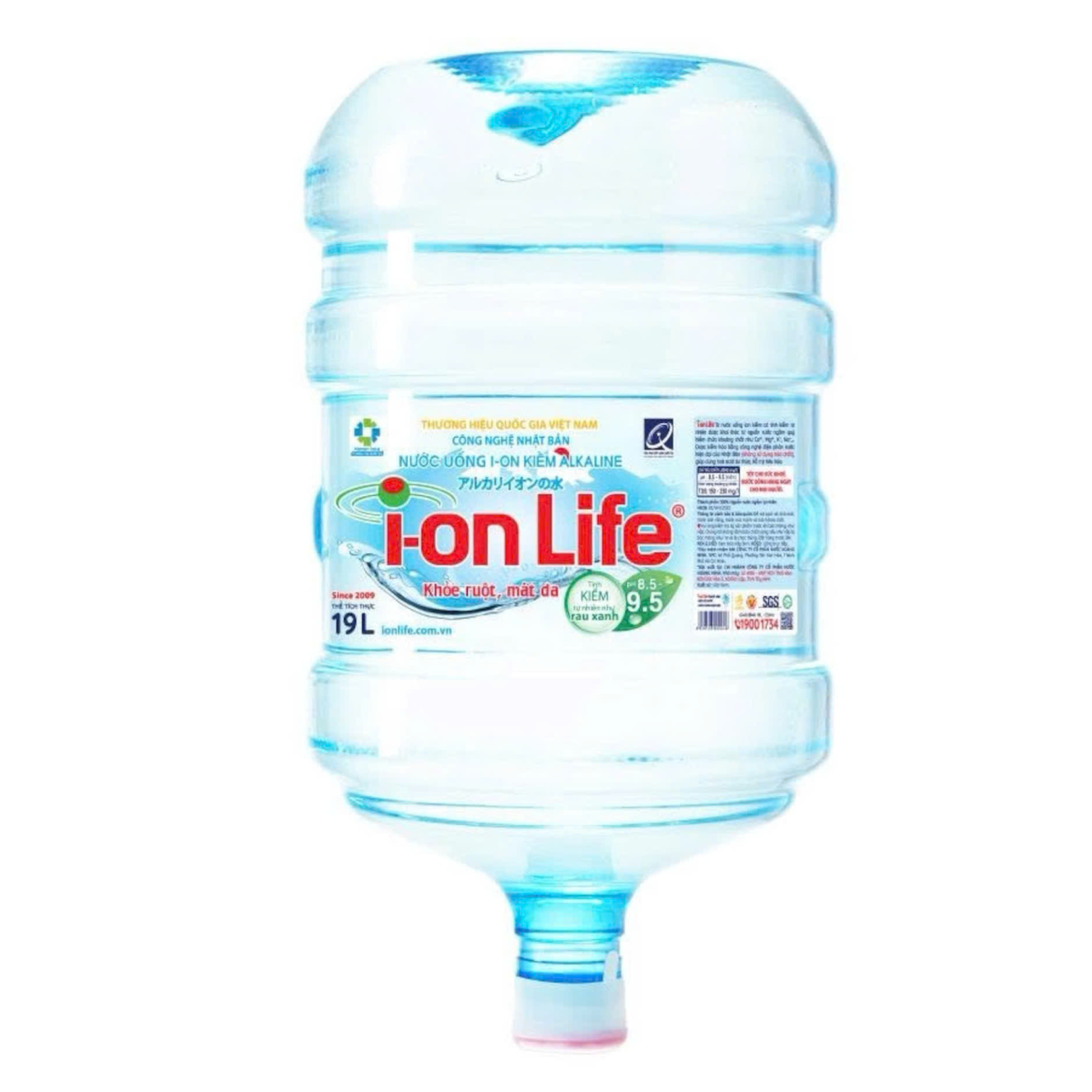 Nước i-on Life 19 lít (Bình Úp)